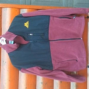 🏈 Columbia  Minnesota Maroon UniSex Fleece  Jacket Sz XL